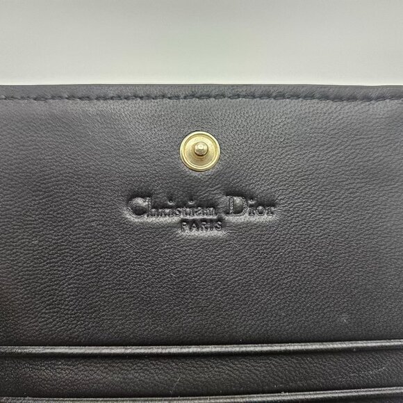 Genuine Dior Classic Black Wallet - Picture 5 of 6